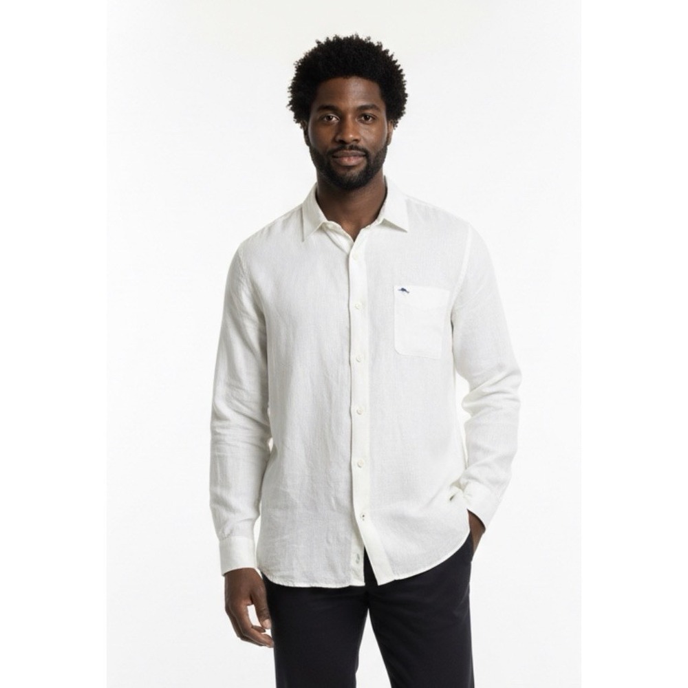 Tommy Bahama 25 Years Of Paradise 100% Linen Shirt Mens Size‎ 2XLT Cream Casual